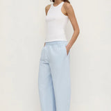 Assembly Label Elaine Washed Cotton Pant | Powder Blue