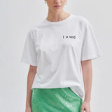 Second Female Loved Tee | White