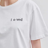 Second Female Loved Tee | White