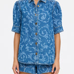 Laguna Printed Denim Short