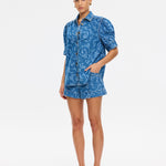 Laguna Printed Denim Short