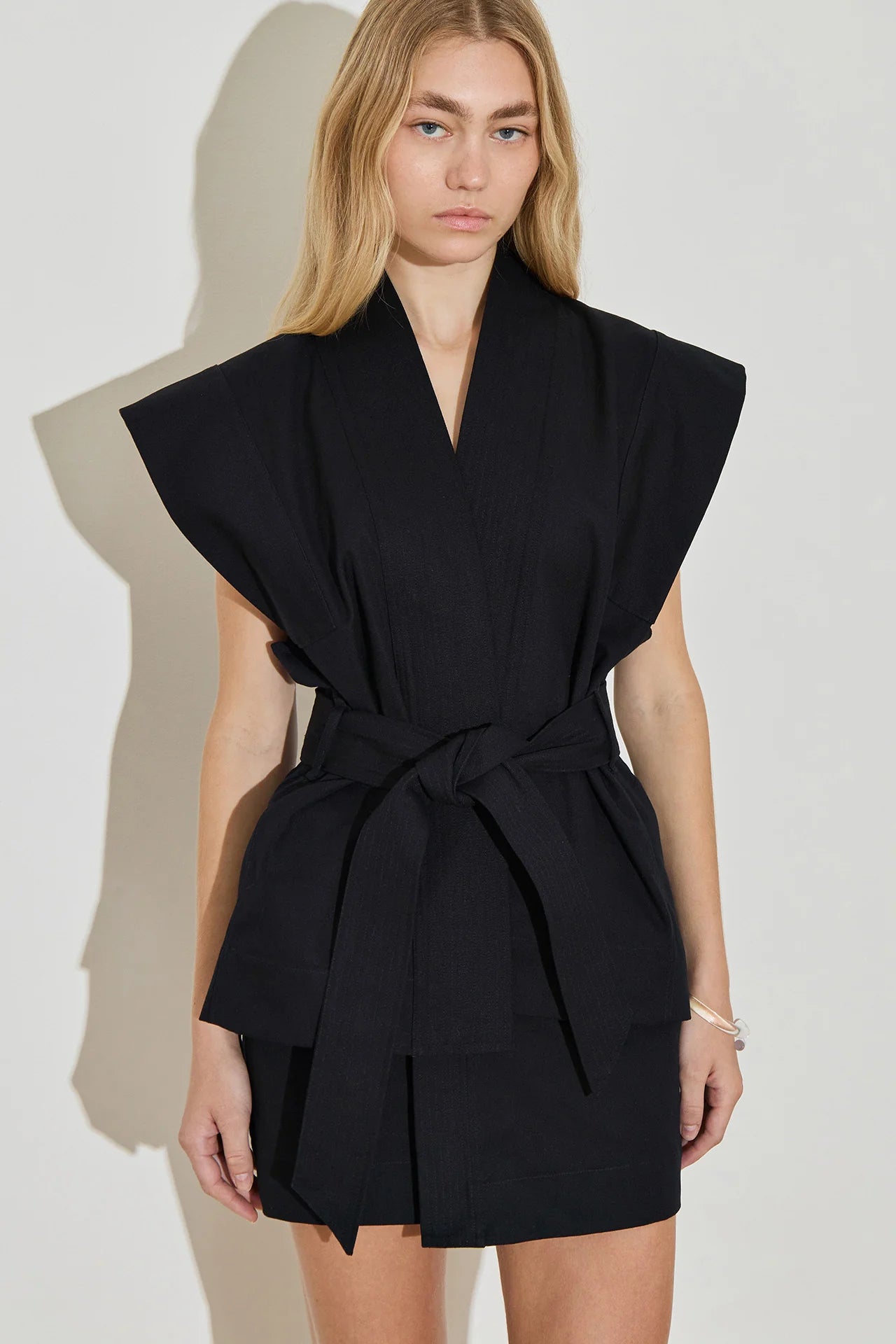 Maison Essentiele Kimono Top | Black (PRE-ORDER)