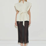Maison Essentiele Kimono Top | Cream (PRE-ORDER)