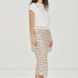 Maison Essentiele Lace Trimmed Baby Tee | White (PRE-ORDER)