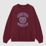 Anine Bing Miles Sweatshirt Collegiate | Burgundy