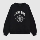 Anine Bing Miles Sweatshirt Collegiate | Vintage Black
