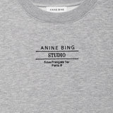 Anine Bing Miles Sweatshirt Studio | Heather Grey (PRE-ORDER)