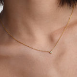 Saint Valentine Mini Heart Necklace | Gold