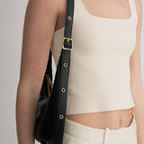 Brie Leon Everyday Croissant Mini Bag | Black