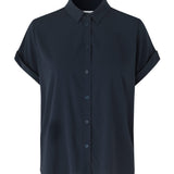 Samsoe Samsoe Majan Shirt | Dark Sapphire
