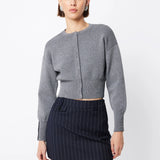 Mossman Manhattan Cardigan | Pale Gray