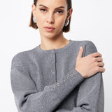 Mossman Manhattan Cardigan | Pale Gray