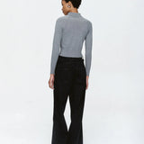 Marle Tie Curve Seam Jean | Black