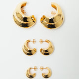 Nina Gordon Mega Hoops - Large | Gold