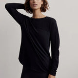Varley Merrick Seamless Tee | Black