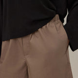 Assembly Label Micha Poplin Short Dark | Dark Sand