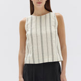 Assembly Label Milos Sleeveless Top | Cream
