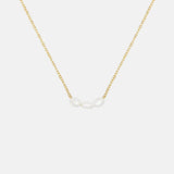 Saint Valentine Mini Pearl Necklace | Gold