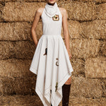 WESTWOOD EMBELLISHED MIDI DRESS