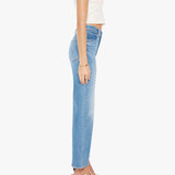 MOTHER The Mid Rise Zip Rambler Ankle | Out Of The Blue