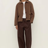 Assembly Label Mya Wool Jacket | Milk Choc