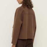 Assembly Label Mya Wool Jacket | Milk Choc