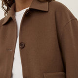 Assembly Label Mya Wool Jacket | Milk Choc