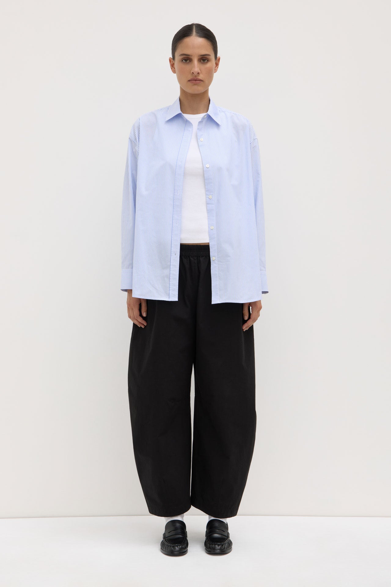 Lola Barrel Pant Black