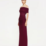 Effie Kats Windsor Gown | Burgundy