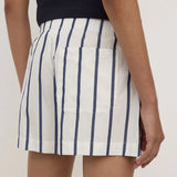 Assembly Label Nara Stripe Short | White/True Navy (PRE-ORDER)