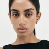 Nina Gordon Figure Hoops - Small | Gold