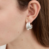 Nina Gordon Mega Hoops - Large | Silver