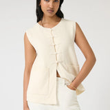 ONTE Odelia Gilet | Ivory