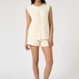 ONTE Odelia Gilet | Ivory