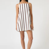 ONTE Conchita Dress | Choc Stripe