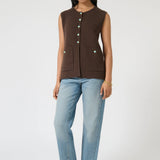 ONTE Helena Gilet | Chocolate