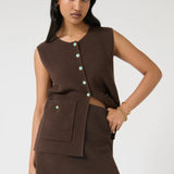 ONTE Helena Skirt | Chocolate