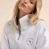 ORTC Asta Quarter Zip | White Marle