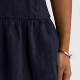 ORTC Celine Linen Mini Dress | French Navy