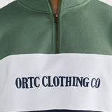 ORTC Classic Logo Quarter Zip | Olive and Navy
