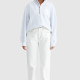 ORTC Isla Quarter Zip | White Marle