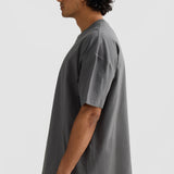 ORTC Men's Oli Box Fit Logo T-Shirt | Washed Black (PRE-ORDER)