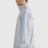 ORTC Oversized Logo Quarter Zip | Grey Marle