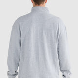 ORTC Oversized Logo Quarter Zip | Grey Marle