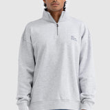 ORTC Mens Parker Quarter Zip | Grey Marle