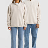 ORTC Unisex Sherpa Fleece Quarter Zip | Natural (PRE-ORDER)