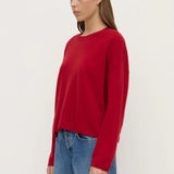 Assembly Label Odelle Cashmere Knit | Red