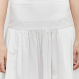 Sarah Cotton Maxi Skirt White