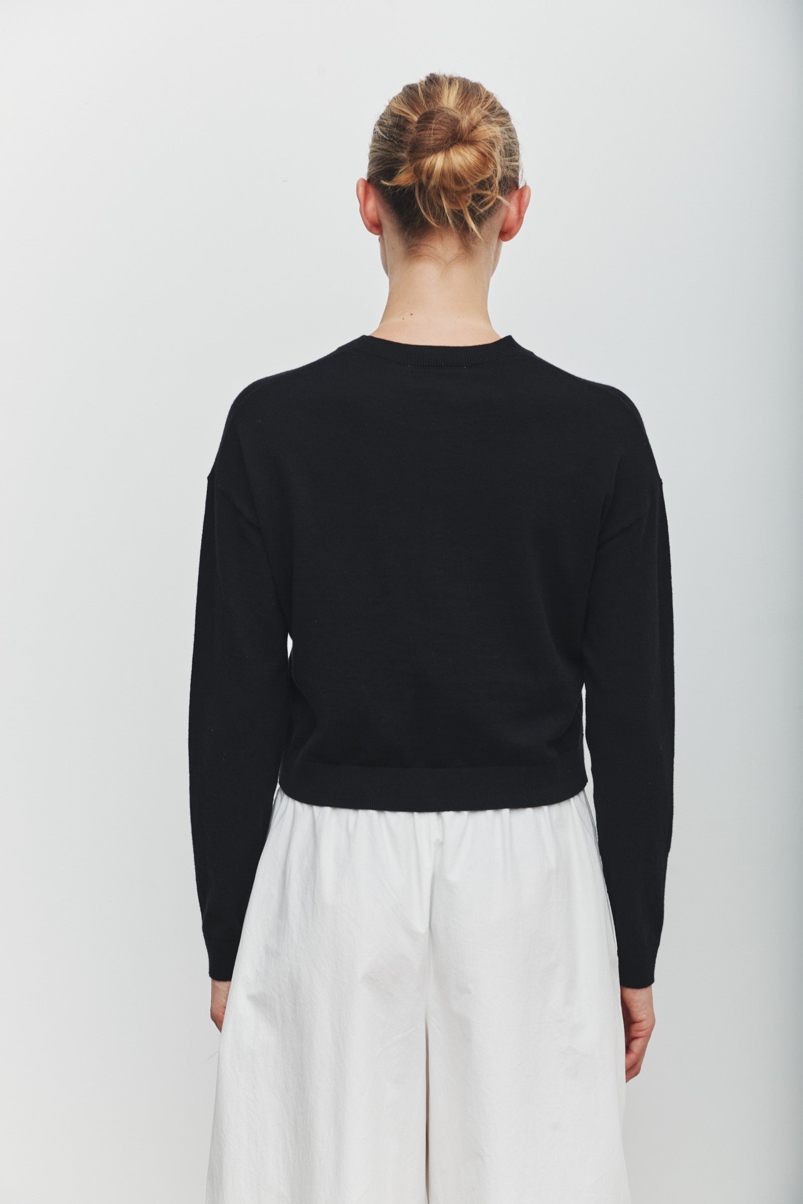 Orina Cotton Cashmere Cardigan Black
