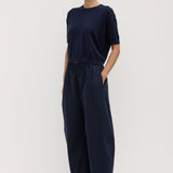 Lola Barrel Pant Navy